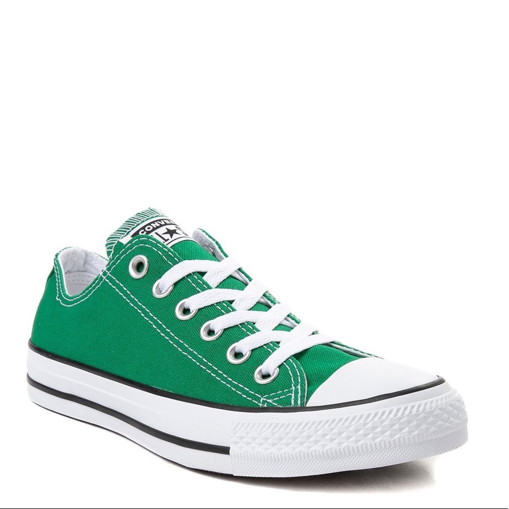 Gently used green Converse size 8 women’s